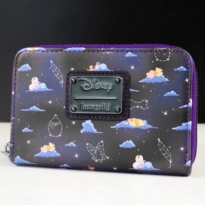 Loungefly Disney Classic Clouds All-over-print Ziparound Wallet NWT